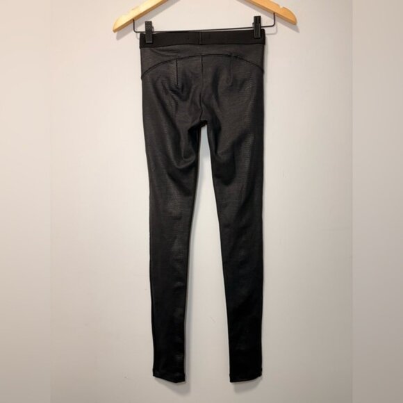 David Lerner Snake Print Black Leggings size XS - Picture 2 of 7